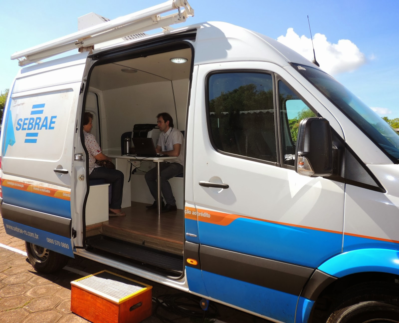 Unidade Móvel do SEBRAE em Porto Xavier 